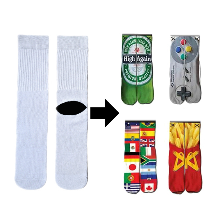 Custom Dress Sock with Full Color Sublimation