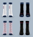 Custom Combed Cotton Athletic Sock - Knit-In