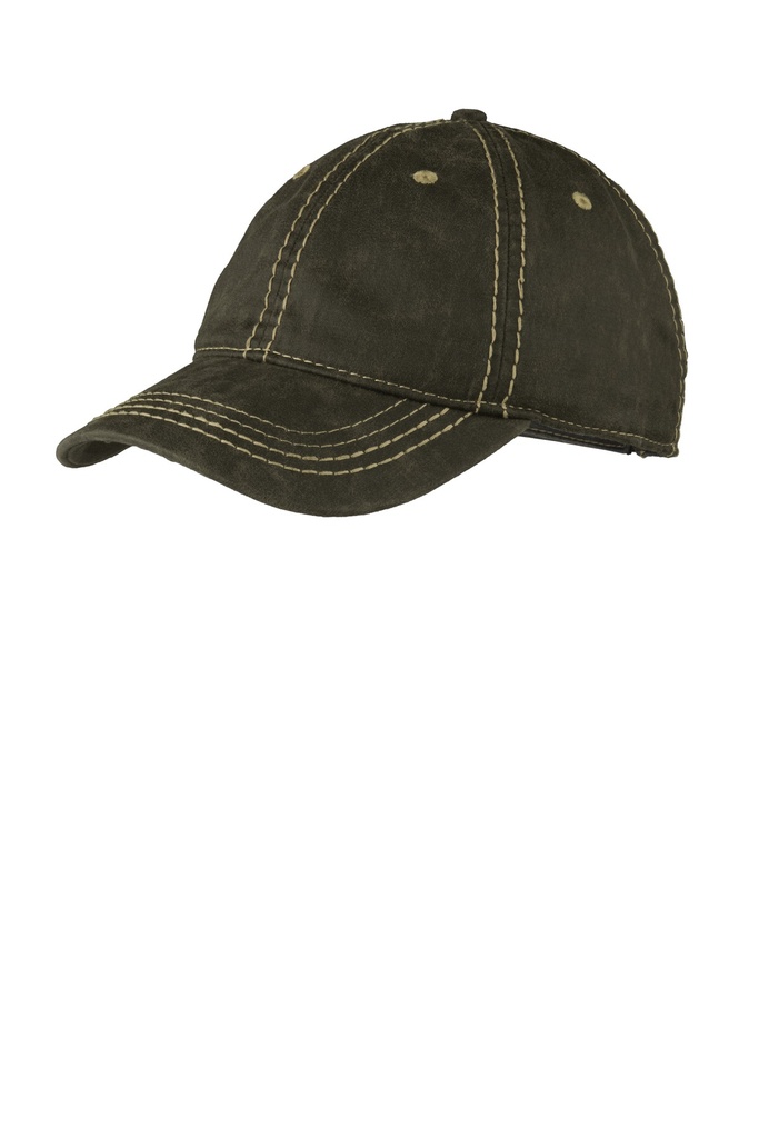 Embroidery Port Authority® Pigment Print Distressed Cap. 