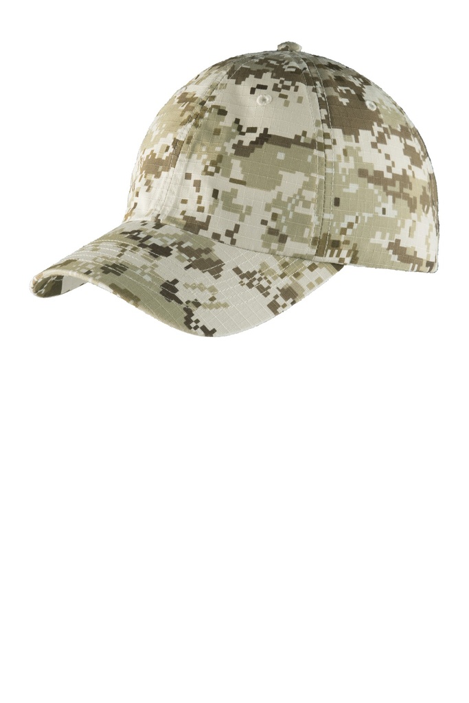 Embroidery Port Authority® Digital Ripstop Camouflage Cap. 
