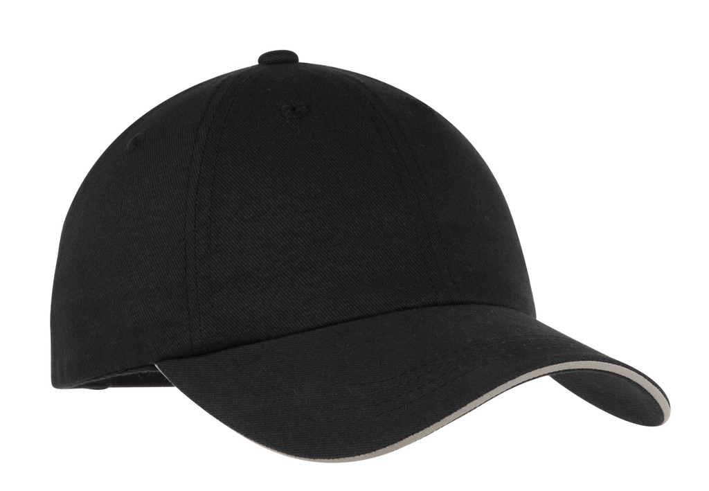 Embroidery Port Authority® Reflective Sandwich Bill Cap.  