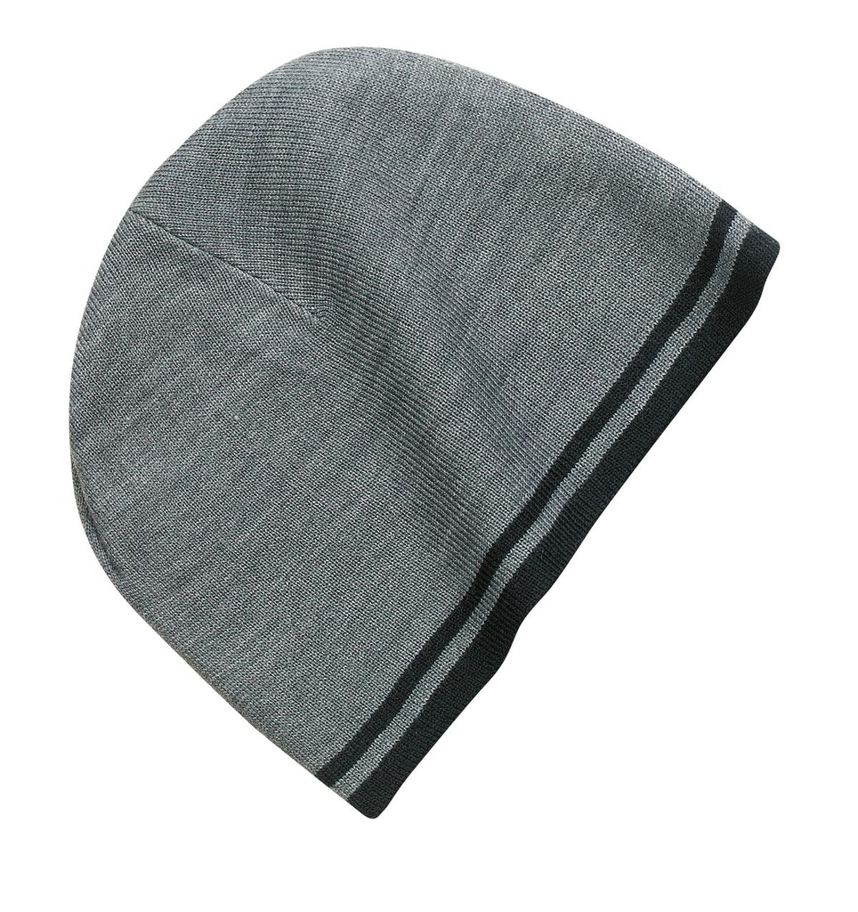 Embroidery Port & Company® Fine Knit Skull Cap with Stripes.   