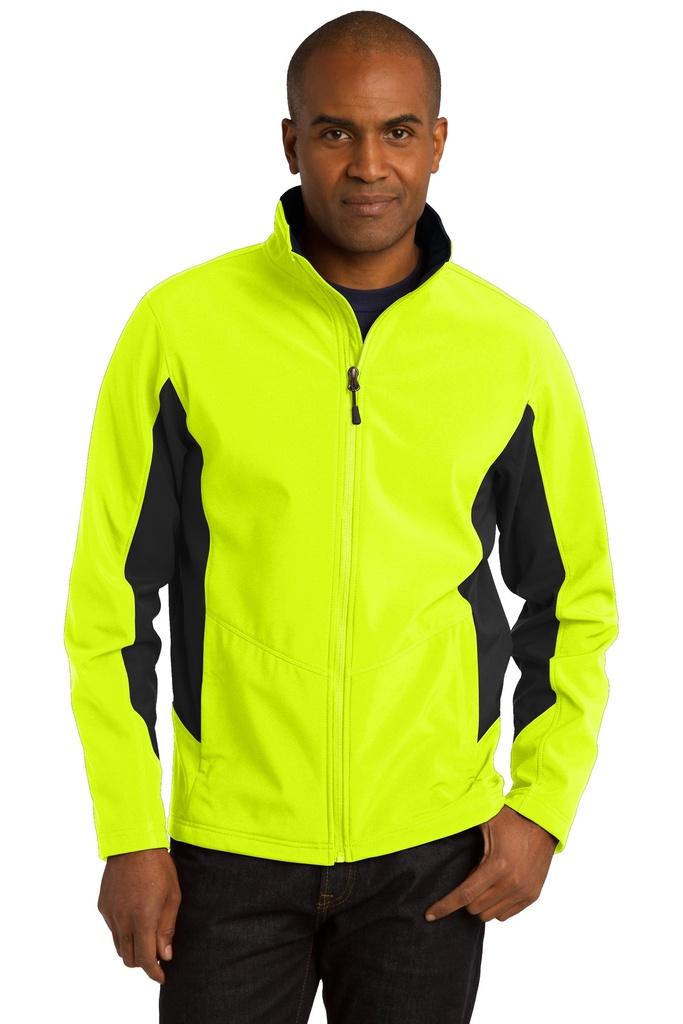 Embroidery Port Authority® Core Colorblock Soft Shell Jacket. 