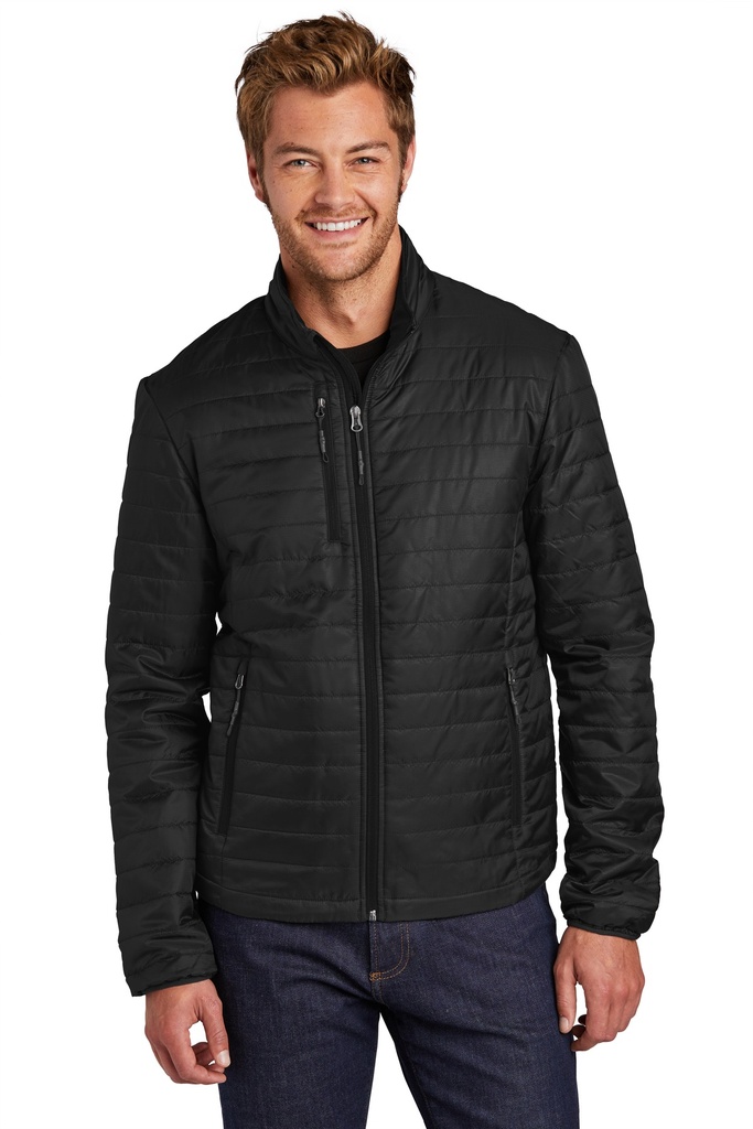 Embroidery Port Authority ® Packable Puffy Jacket 