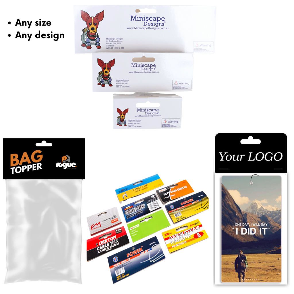 Optional Retail Poly Bag w/ Custom Header Card