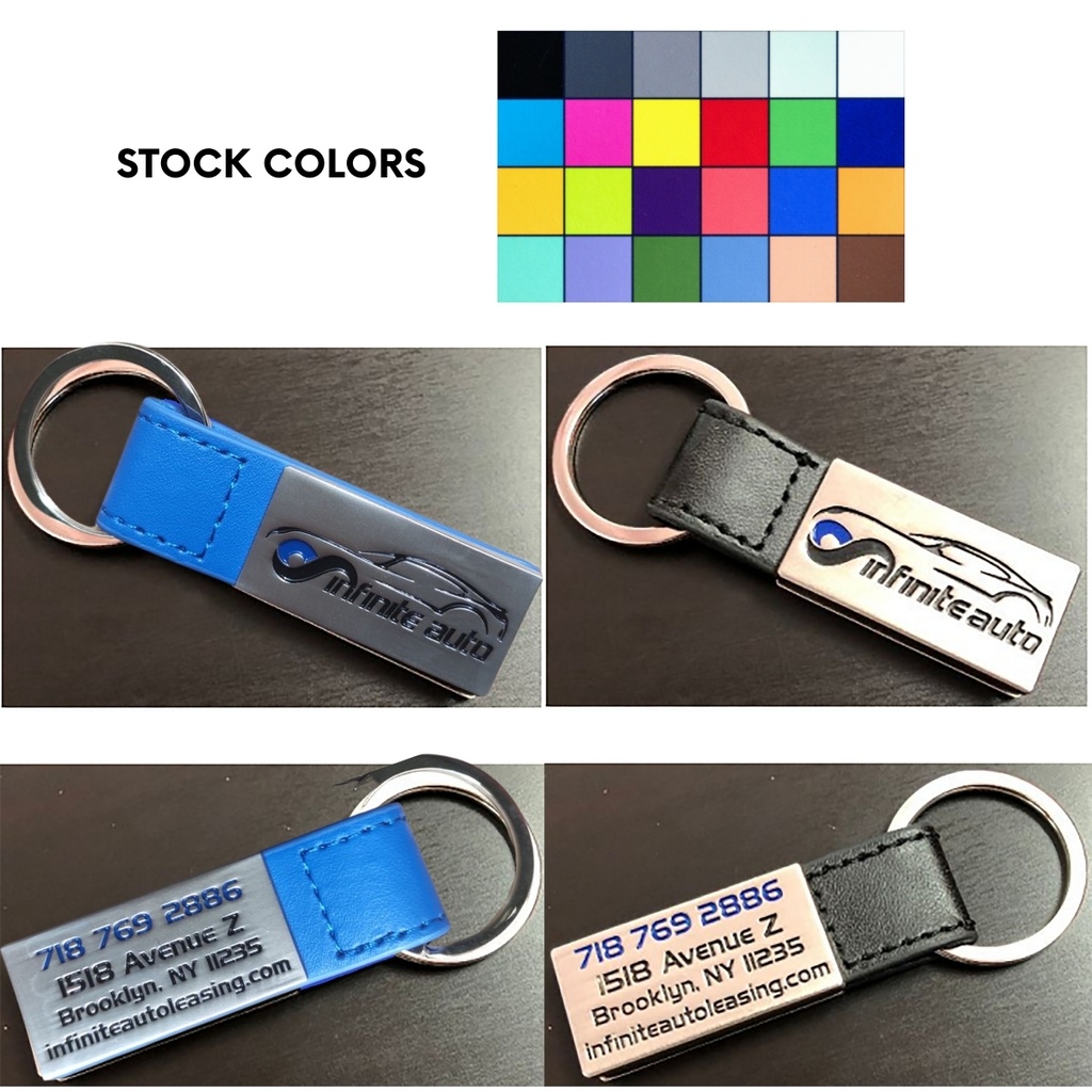 Premium Custom Leather Keychain - Fantastic Colorfill