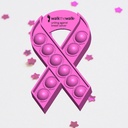 Pop It Fidget Toy - Breast Cancer Awareness