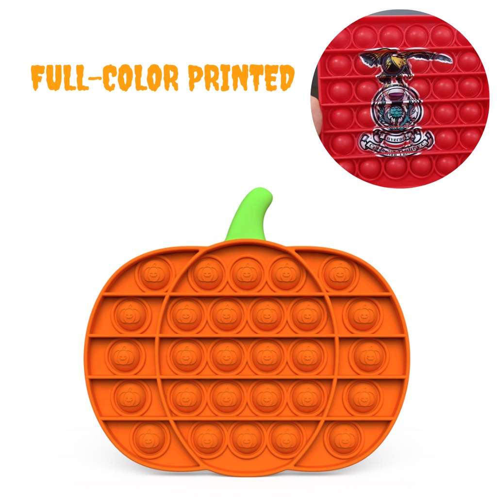 Thanksgiving Pumpkin - Pop It Fidget Toy Full color