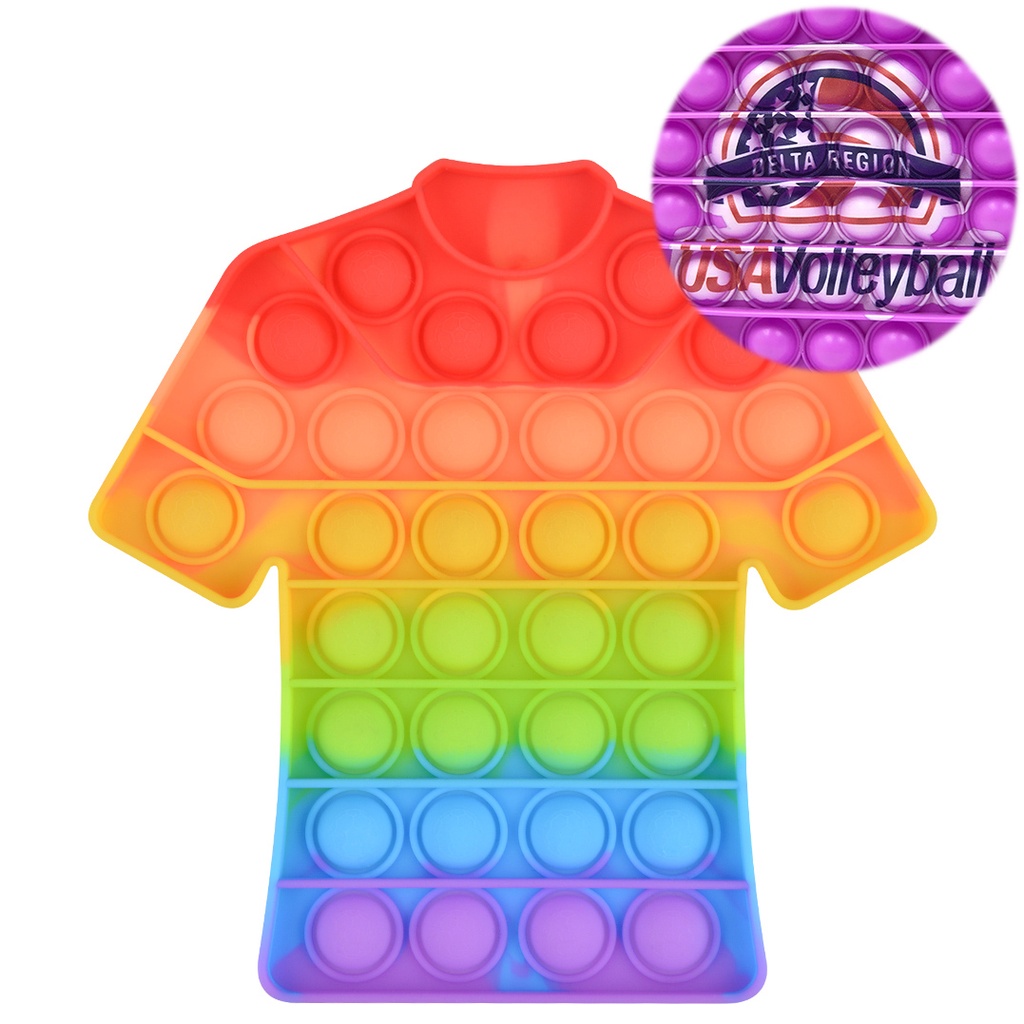 Pop It Fidget Toy - T-Shirt Full color
