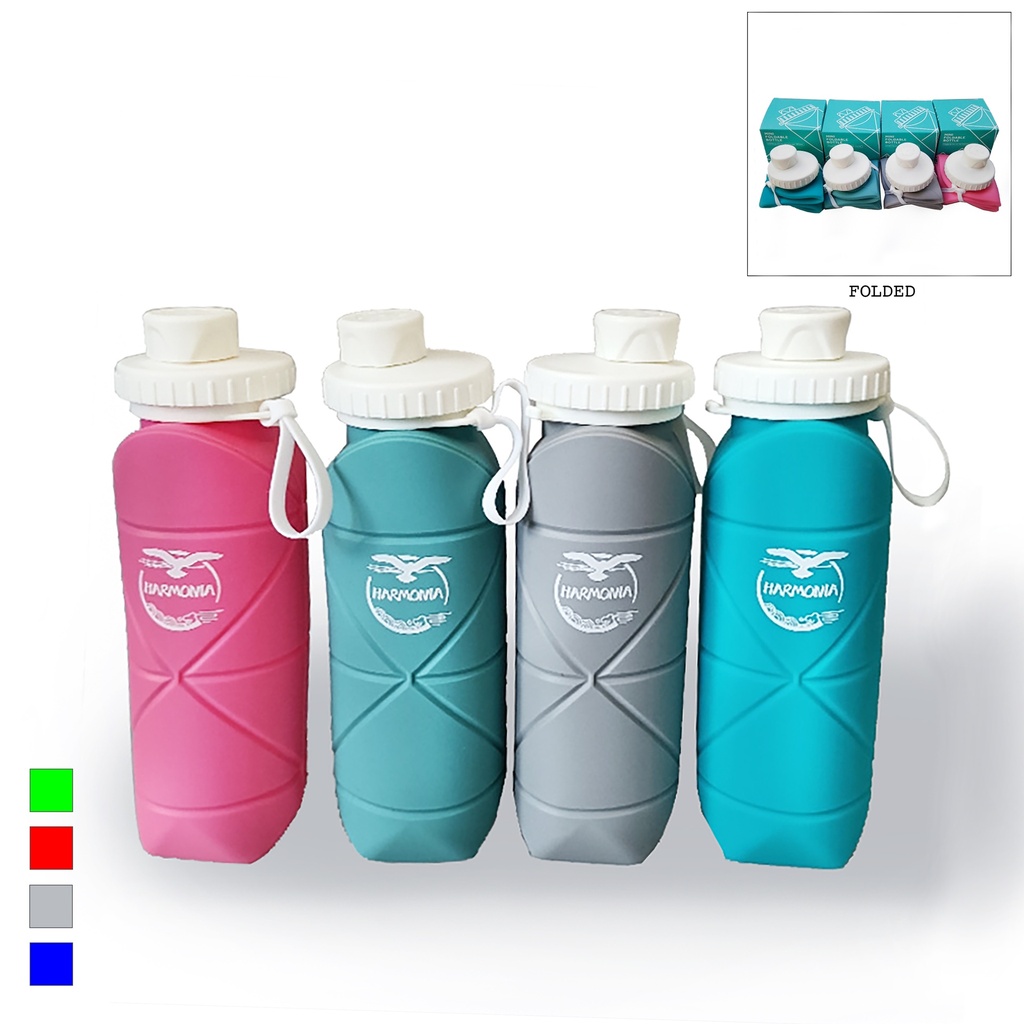 20 oz Collapsible Silicone Water Bottle