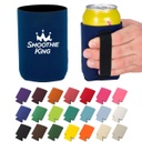 Collapsible Can And Bottle Cooler Holder W/ Elastic Strap