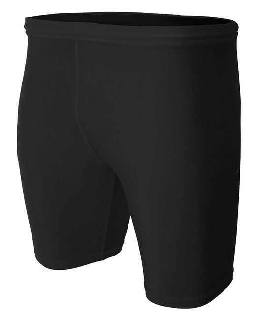 A4 Men's 8" Inseam Compression Shorts Brand Logo