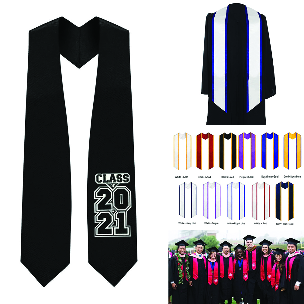 Honorary Graduation Stole - Full-Color Sublimation 60"