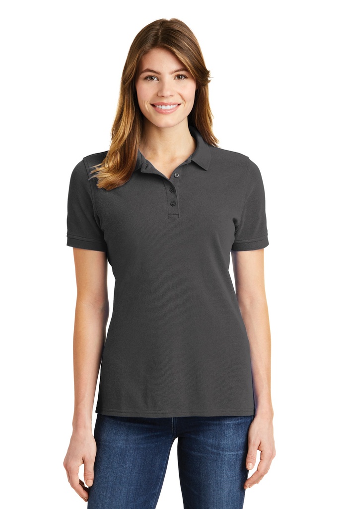 Embroidery Port & Company® Ladies Combed Ring Spun Pique Polo. 