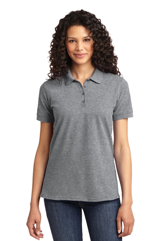 Embroidery Port & Company® Ladies Core Blend Pique Polo. 