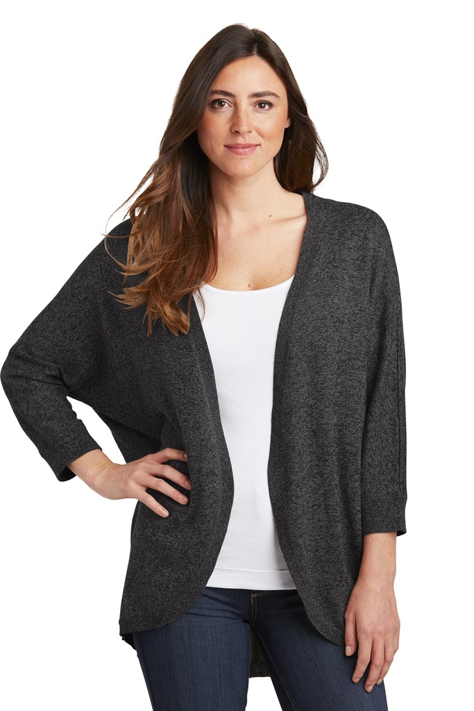 Embroidery Port Authority ® Ladies Marled Cocoon Sweater. 