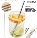 Stainless Steel Drinking Straw - Reusable And Decorated