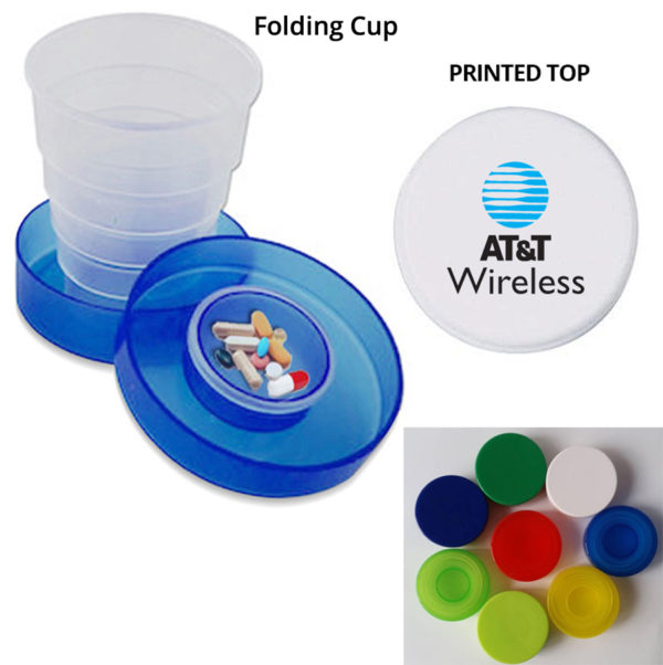 Collapsible Travel Cup Pill Holder