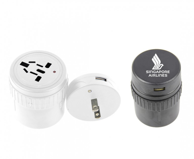 International Travel Converter Adapter W/ USB Port