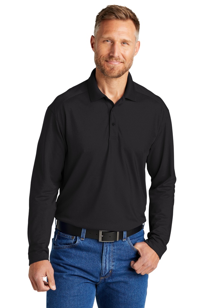 Embroidery CornerStone® Select Lightweight Snag-Proof Long Sleeve Polo 