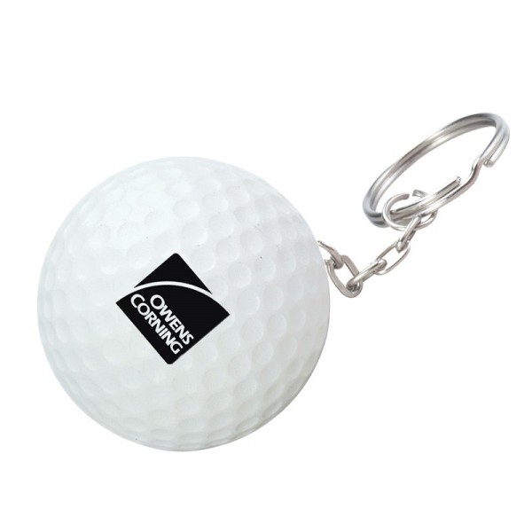 Golf Stress Ball Key Chain