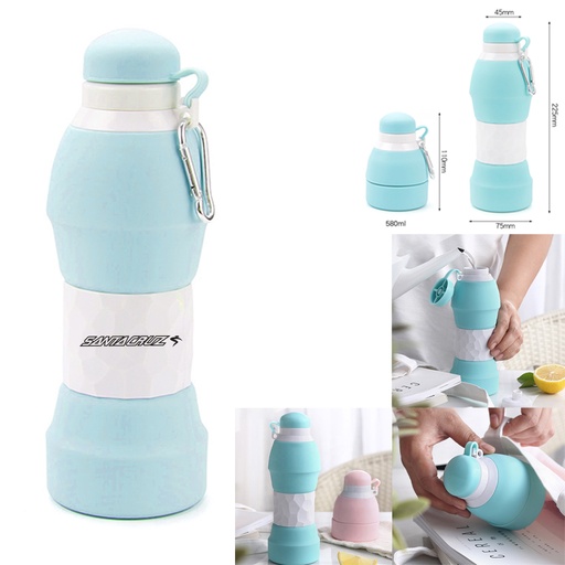 [WB0777] Silicone Foldable Water Bottle - 20 Oz