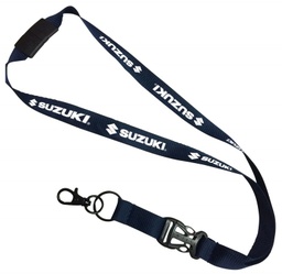 [LL9826] Sprinters Lanyard 3/4" Polyester W/ Metal Lobster Claw, Detachable Slide Buckle Release, And Safety Breakaway