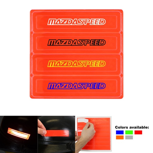[RS7576] Printed Reflective Stickers Set - 4 Pack
