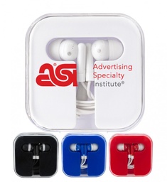 [EB1913] Ear Phones In Protective Travel Case