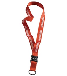 [UB1070] Sprinters Lanyard 3/4&quot; Polyester W/ Metal O Ring And Slide Buckle Release
