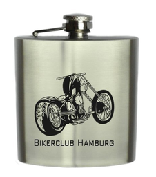[UB1092] Jims Stainless Steel Hip Flask - 4 Oz