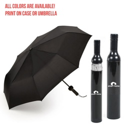 [UB1240] Colorful Folding Umbrella /W Wine Bottle Case