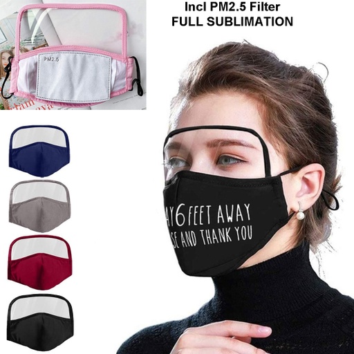 [CV5225] Sprinters Customized Reusable Mask W/ Eye Shield - Youth Size
