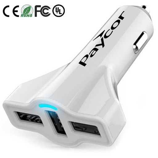 [UC2888] 3 USB Ports Car Charger With LED Indicator