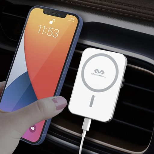 [MS6900] MagSafe Wireless Magnetic Car Mount Charger Qi 15W