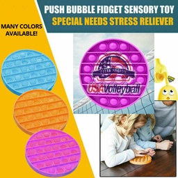 [ST6002] Pop It Fidget Toy - Circle Full color