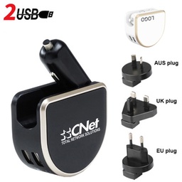 [PH1317] 2 in 1 car & home charger