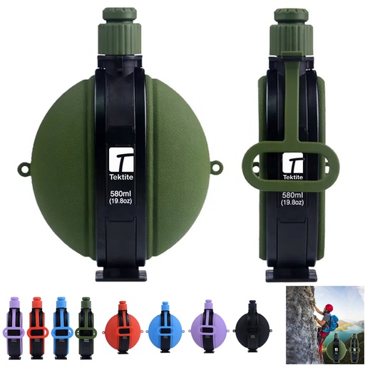[WB6754] Marines Collapsible Bottle w/ Compass 19.5 Oz