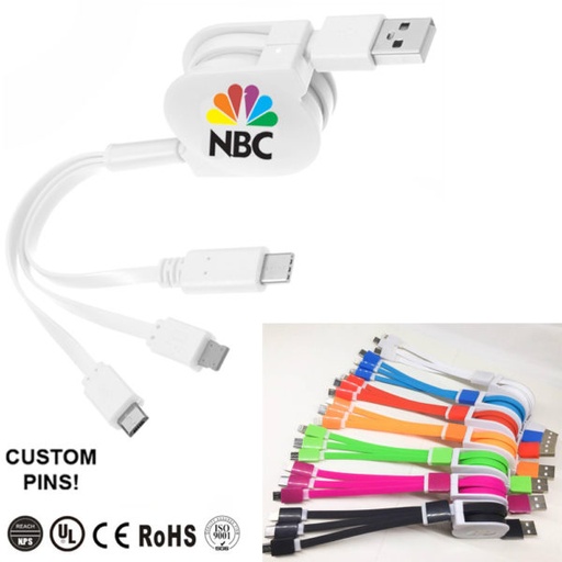 [RC5092] 3-In-1 Magic USB Retractable Mobile Charging Cable