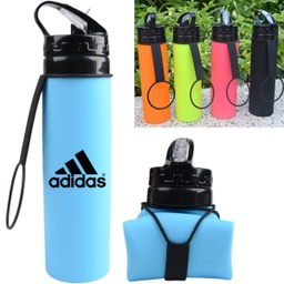 [WB6735] Hydrate Silicone Collapsible Sports Water Bottle 20Oz