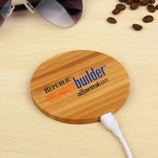 [WC9000] Honest Bamboo Wireless Charger Qi Charging Pad
