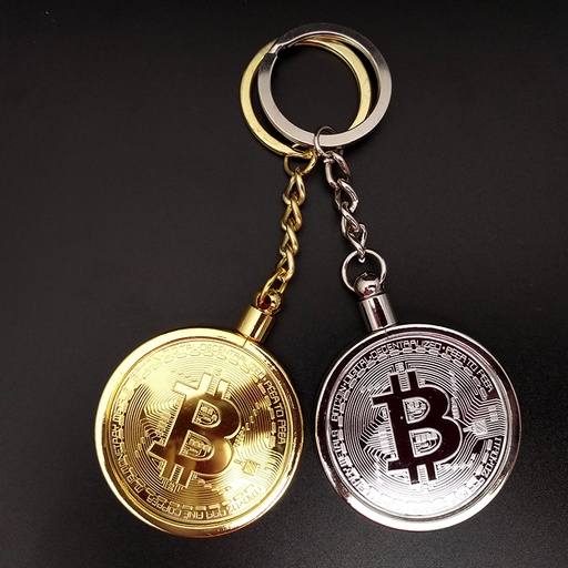 [BC8374] Custom Bitcoin Coin Keychain
