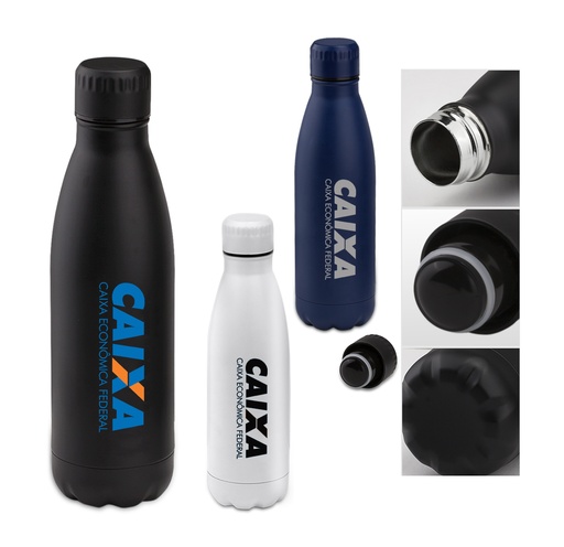[PWB1370] Vacuum Insulation Stainless Steel Water Bottle - 17oz
