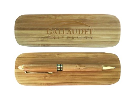 [PS8588] Executive Wooden Pen Gift Set With Case - Twist Action