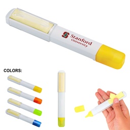 [PH7619] Highlighter Pen With Sticky Note Memo Pad