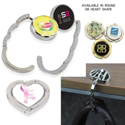 [PH6530] Magnetic Purse Hanger - Round Or Heart Shaped