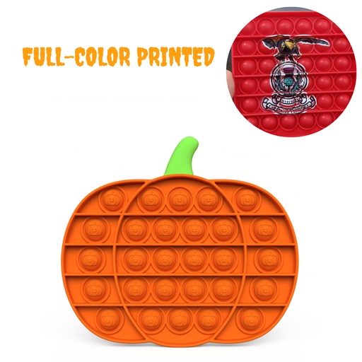 [ST6078] Thanksgiving Pumpkin - Pop It Fidget Toy Full color
